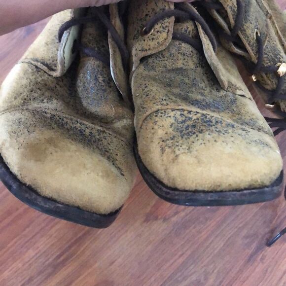 Michael Kors Rustic, distressed, looking lease up boots, size 7, genuine leather - Picture 7 of 8